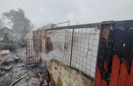 Incendiu într-o gospodărie din comuna Gorbănești: Trei anexe distruse de flăcări
