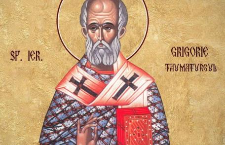 SINAXAR – 17 Noiembrie – Sf. Ier. Grigorie Taumaturgul, Episcopul Neocezareei