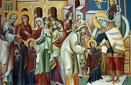 SINAXAR – 21 Noiembrie – Intrarea în biserică a Maicii Domnului (Dezlegare la peşte)