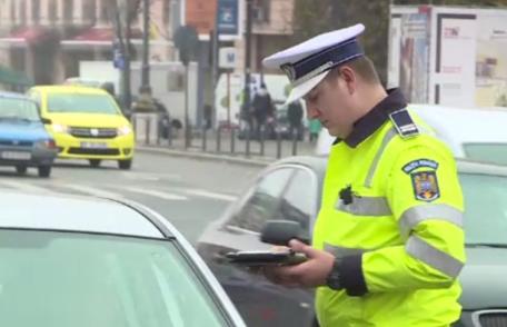 Mașină neînmatriculată depistată în trafic de polițiști