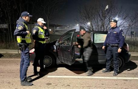 Șofer în stare de ebrietate urmărit în trafic de un echipaj mixt polițist-jandarm