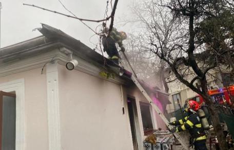 Incendiu provocat de un scurtcircuit într-o casă din Botoșani