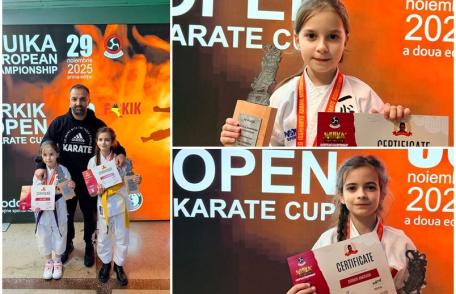 KOKORO Botoșani: Locul 1 pentru fetele din Dorohoi! Rezultate remarcabile la Campionatul European de Karate Isshinryu