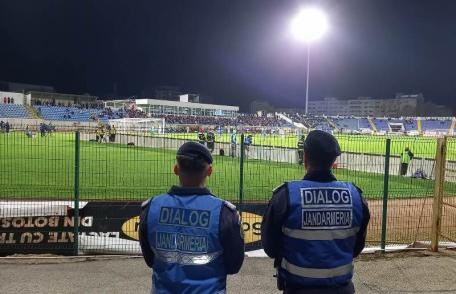 Măsuri de ordine publică adoptate de jandarmi la meciul de fotbal dintre F.C. Botoșani și A.F.C Hermannstadt