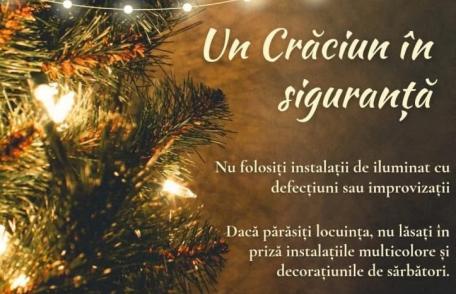 Măsuri de siguranță la împodobirea bradului