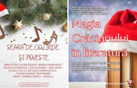 Sărbătoarea Crăciunului prinde viață la Filiala 2 Grivița a Bibliotecii Județene