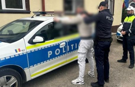 Reținut după ce a furat o mașină apoi a abandonat-o avariată