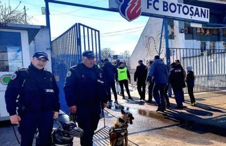 Măsuri de ordine publică pentru meciul de fotbal dintre F.C. Botoșani și CFR Cluj 