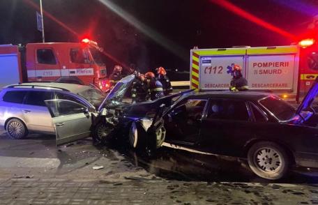 Accident tragic la Botoșani! O tânără a murit, iar alte trei persoane au fost rănite după impactul dintre două mașini