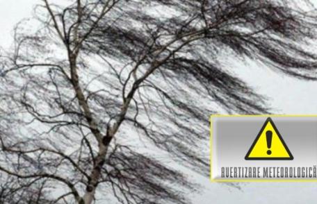 Atenție! Cod galben de vânt pentru județul Botoșani