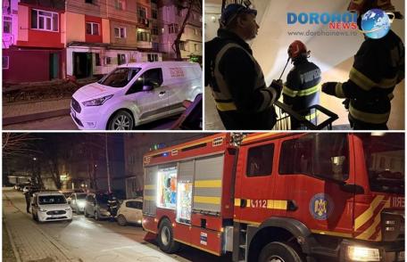 Panică într-un bloc din Dorohoi după ce locatarii au simțit un miros înțepător, similar cu cel de gaz metan