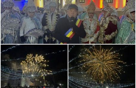 Vezi Focul de Artificii și mesajul primarului Dorin Alexandrescu la trecerea dintre ani