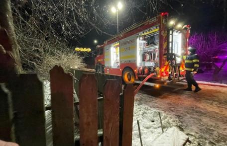 Incendiu violent produs în Vorniceni din cauza unui coș de fum neprotejat termic