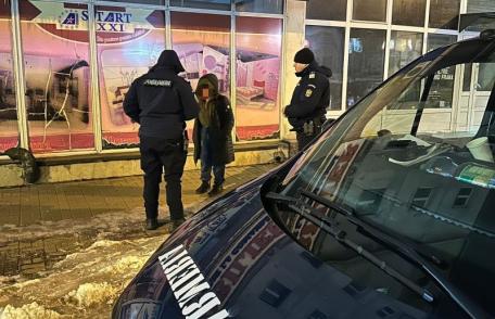 Echipajele de jandarmerie au acționat pentru depistarea persoanelor fără adăpost