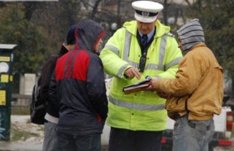 24 de sancțiuni aplicate pietonilor care au încălcat regulile de circulație