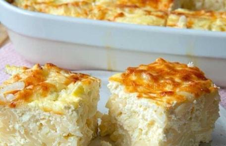 Budincă de paste cu iaurt