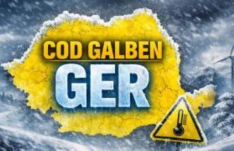 Codul Galben de ger pentru județul Botoșani a fost prelungit