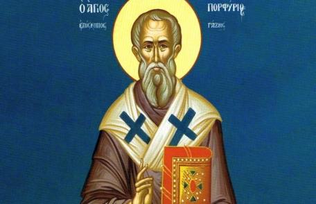 SINAXAR – 26 Februarie – Sf. Ier. Porfirie, Episcopul Gazei; Sf. Mc. Fotini Samarineanca