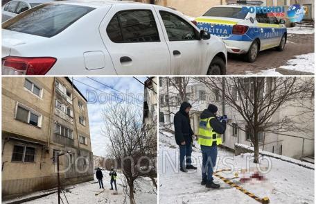 Caz tragic la Dorohoi! O femeie a decedat după ce a căzut de la etajul trei al unui bloc