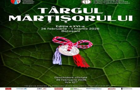 TÂRGUL MĂRȚIȘORULUI 2026: Târg cu produse de la antreprenori români din domeniul creativ