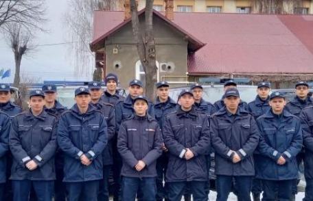 Viitori subofițeri jandarmi în practică la Jandarmeria Botoșani