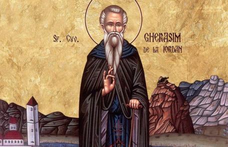 SINAXAR – 4 Martie – Sf. Cuv. Gherasim de la Iordan; Sf. Mc. Pavel şi sora sa Iuliana