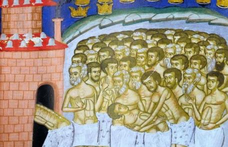 SINAXAR – 9 Martie – Sfinţii 40 de Mucenici din Sevastia 