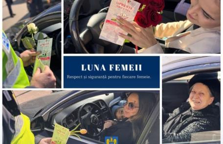 Luna Femeii – mesaj de respect și siguranță transmis de polițiștii botoșăneni