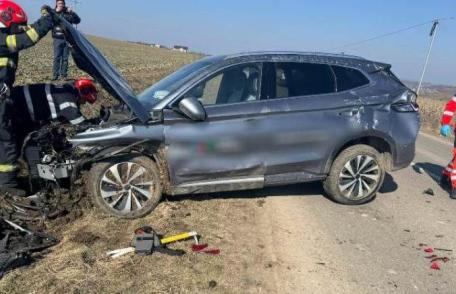 Accident pe un drum din județ. Trei femei au fost transportate la spital