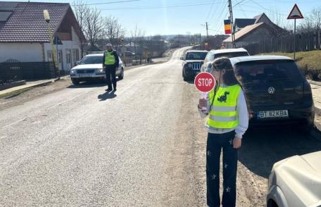 Patrula Școlară - Activitate de educație rutieră la Mileanca