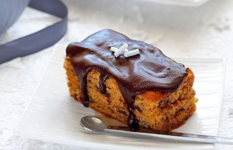 Prăjitură cu dovleac și ciocolată