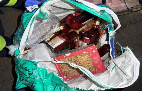 Contrabandă cu băuturi, oprită la Stânca 