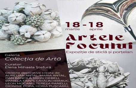 Expoziția „Artele focului” cu lucrări din patrimoniul Muzeului de Științele Naturii Dorohoi - Galeria de Artă Contemporană Sticlă-Porțelan