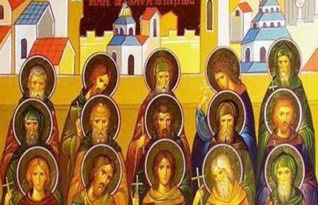 SINAXAR – 20 Martie – Sfinţii Cuvioşi Mucenici din Mănăstirea Sfântul Sava cel Sfinţit