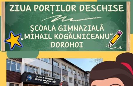 Primii pași spre cunoaștere pentru viitorii școlari: Ziua Porților Deschise la Școala Gimnazială „Mihail Kogălniceanu” Dorohoi