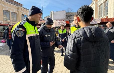 Acțiune pentru prevenirea faptelor de natură penală și contravențională în zona Pieței Centrale