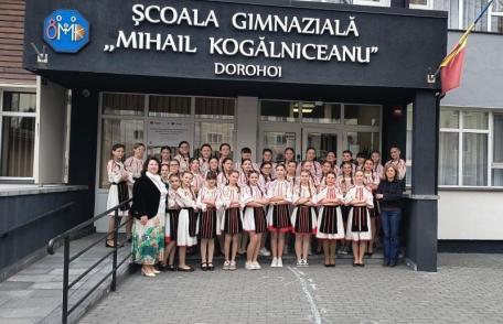 Premiul II obținut de corul Gimnaziului Kogălniceanu Dorohoi la Olimpiada Națională Corală, faza județeană