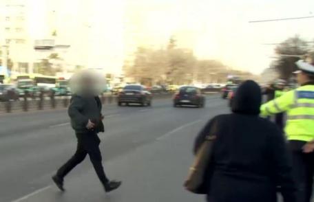 Aproximativ 300 de pietoni sancționați pentru traversare neregulamentară