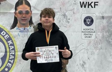 Medalie de bronz obținută de un elev al Clubului Sportiv Școlar Botoșani