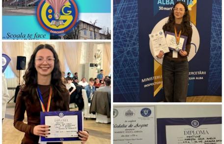 Ioana Amelia Marișcu strălucește la etapa națională a Olimpiadei de Matematică: Mențiune, Medalie de Argint și calificare la baraj