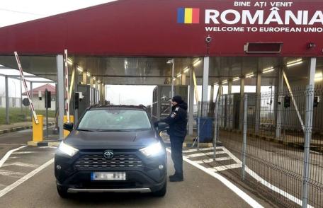Autoturism clonă, în valoare de 100.000 de lei, furat din Italia reținut la Stânca