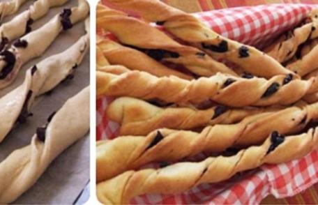 Grisine cu măsline și usturoi