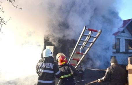 Casă din Concești la un pas de incendiu din cauza coșului de fum