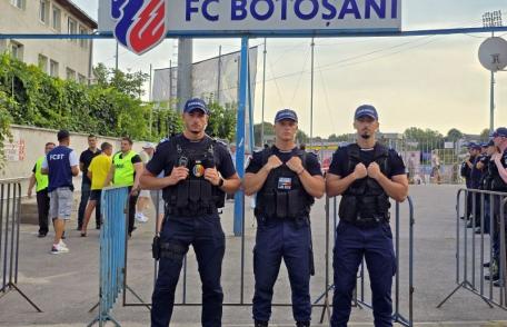 Măsuri de ordine publică pentru meciul de fotbal dintre FC Botoșani și Metaloglobus