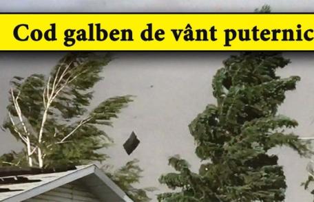 Atenție, Cod galben de vânt pentru județul Botoșani