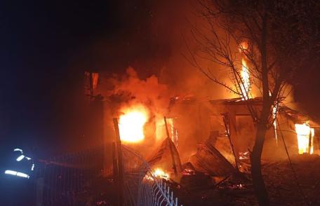 Incendiu violent produs în comuna Havârna
