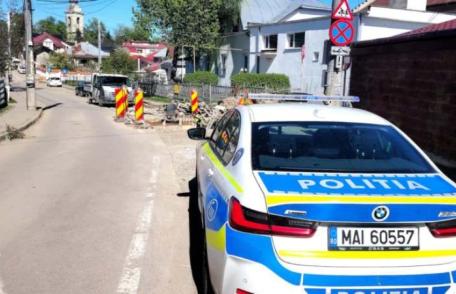 Executanți de lucrări la partea carosabilă, sancționați de polițiști - FOTO