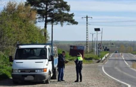Acțiune a polițiștilor în zona trecerilor la nivel cu calea ferată