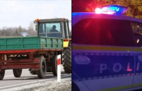Tractorist din Dorohoi, cu dosar penal. Circula cu o remorcă neînmatriculată
