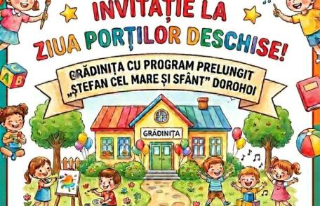 Grădinița „Ștefan cel Mare și Sfânt” Dorohoi își deschide porțile pentru viitorii preșcolari